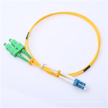 Made In China Superior Quality SC to LC APC/UPC Duplex Singlemode Fiber Optic Patch Cord Cable